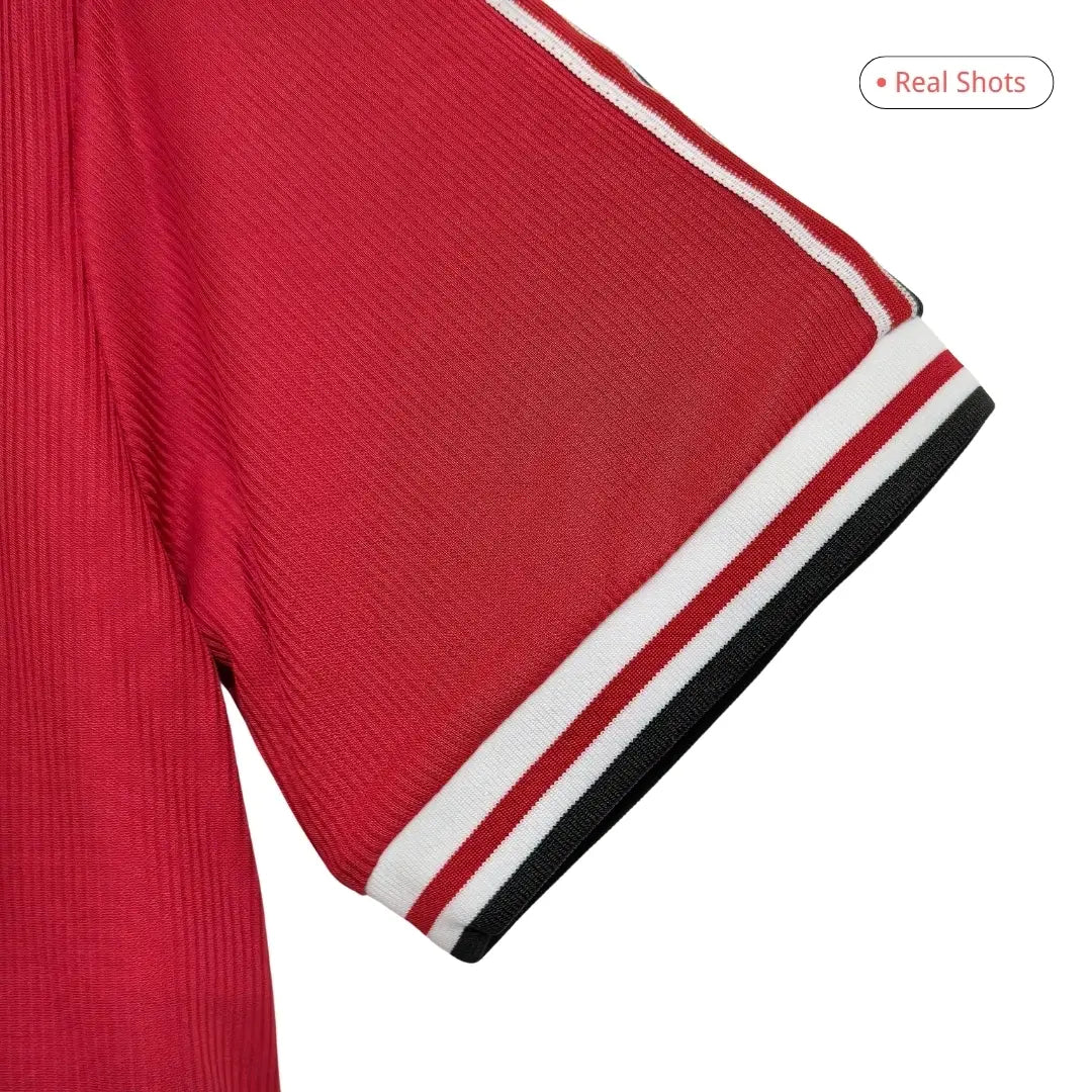 Beckham #7 Manchester United 1998/99 Hjemme Retro drakt