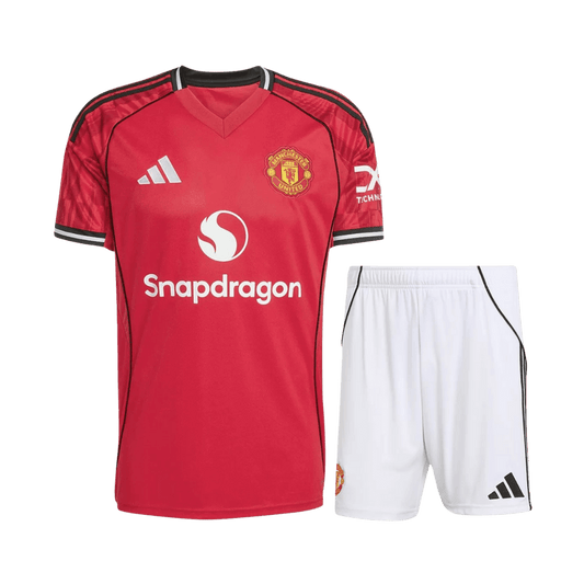 Manchester United Hjemme Herrer Drakt + Shorts 2025/26