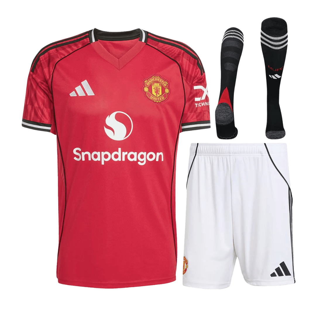 Manchester United Hjemme Herrer Draktsett 2025/26