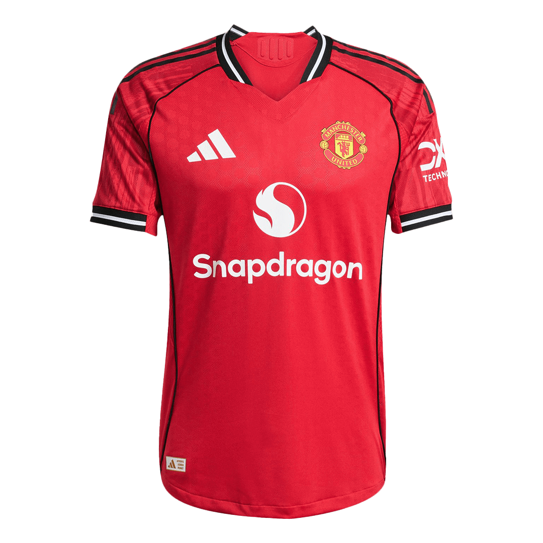 B.FERNANDES #8 Manchester United Hjemme Herrer Matchdrakt 2025/26