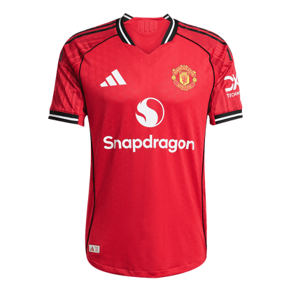 B.FERNANDES #8 Manchester United Hjemme Herrer Matchdrakt 2025/26