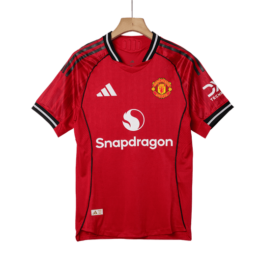 B.FERNANDES #8 Manchester United Hjemme Herrer Matchdrakt 2025/26