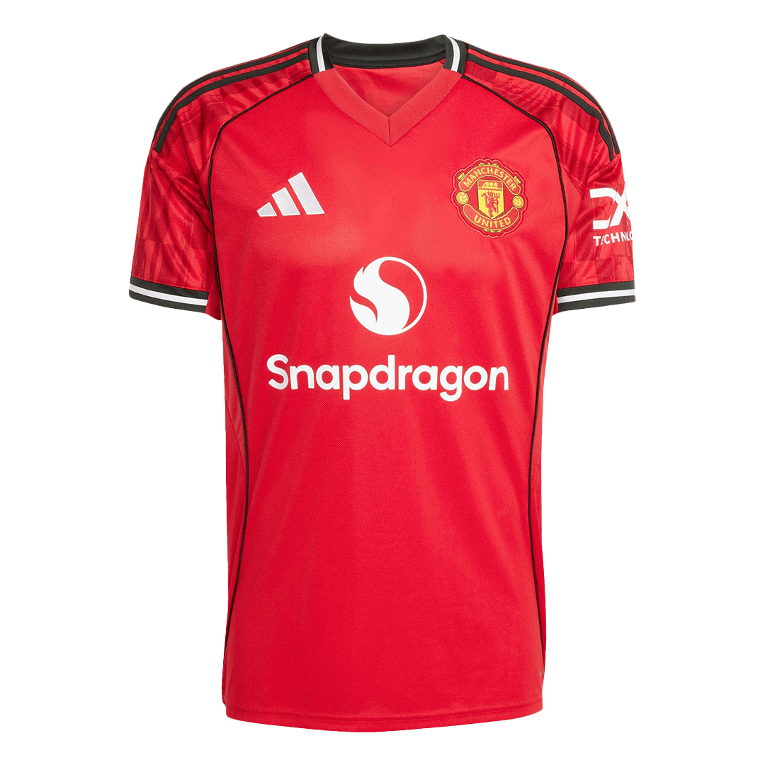 B.FERNANDES #8 Manchester United Hjemme Herrer Fan-drakt 2025/26