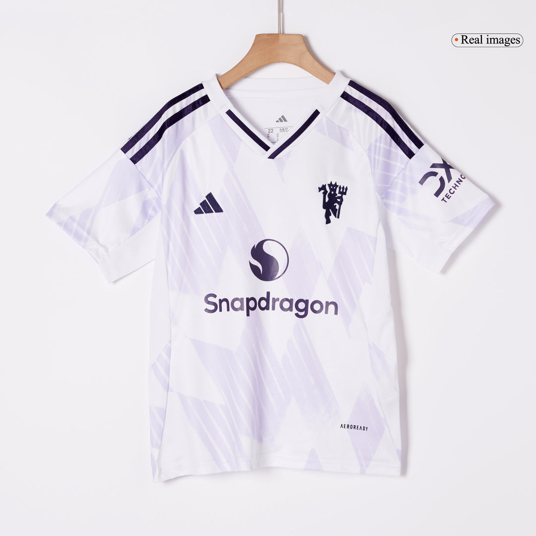 Manchester United Borte Barn Drakt + Shorts 2025/26