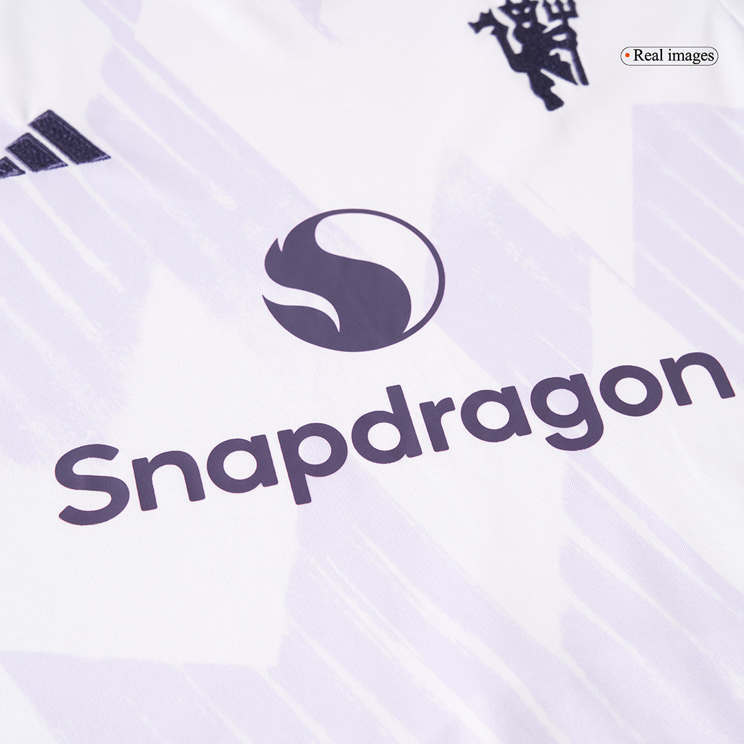 Manchester United Borte Barn Draktsett 2025/26 – Trøye + Shorts + Strømper