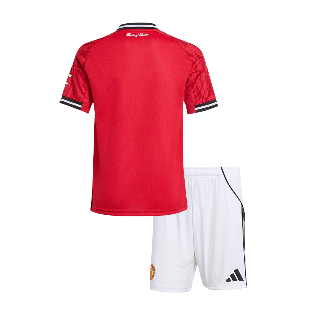 Manchester United Hjemme Barn Drakt + Shorts 2025/26