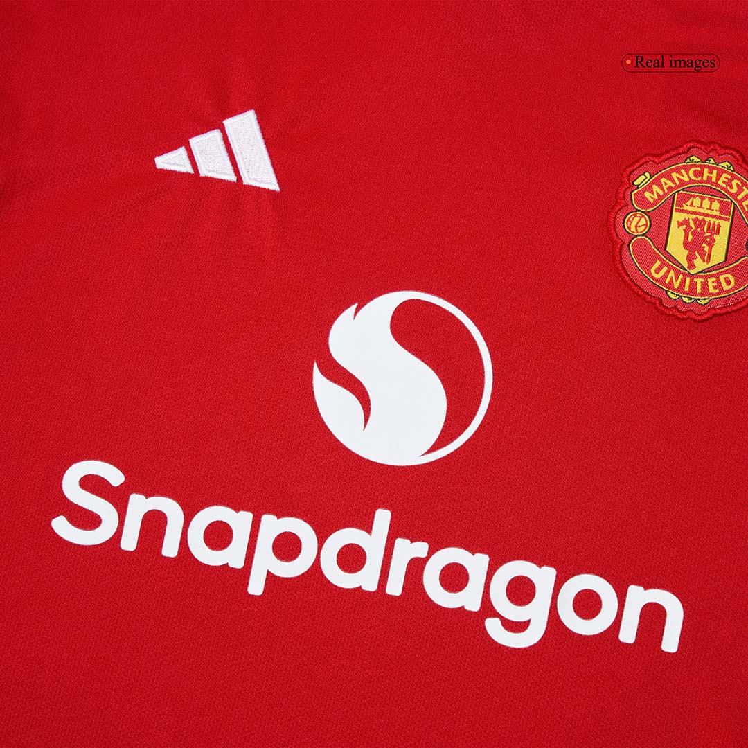 Manchester United Hjemme Barn Drakt + Shorts 2025/26