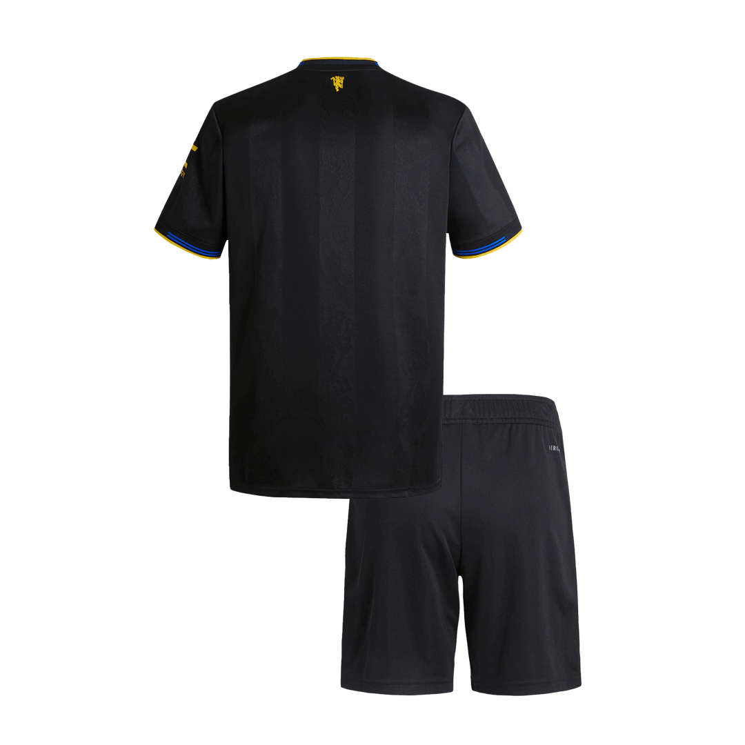 Manchester United Tredje Barn Drakt + Shorts 2025/26