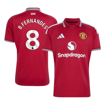 B.FERNANDES #8 Manchester United Hjemme Herrer Fan-drakt 2026/27