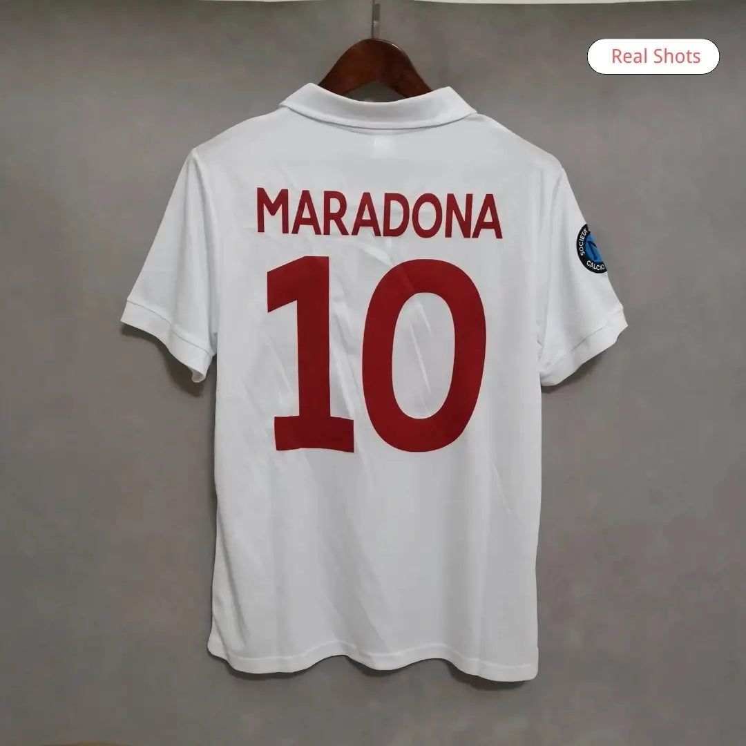 Maradona #10 Napoli 1987/88 Borte Retro drakt