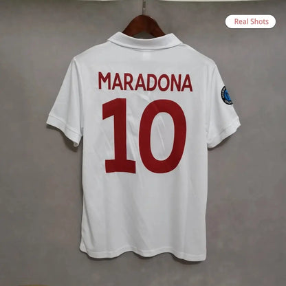 Maradona #10 Napoli 1987/88 Borte Retro drakt