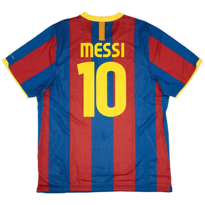Messi #10 Barcelona 2010/11 Hjemme Retro drakt