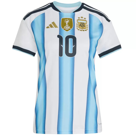 Argentina Hjemme Damer Fan-drakt Messi #10 – VM 2026