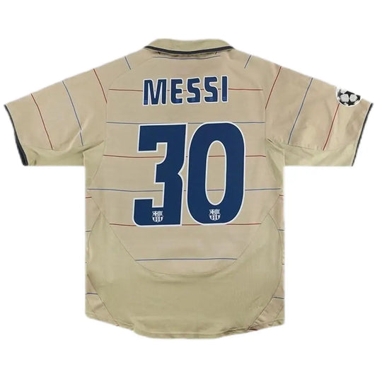 Messi #30 Barcelona 2003/04 Borte Retro drakt