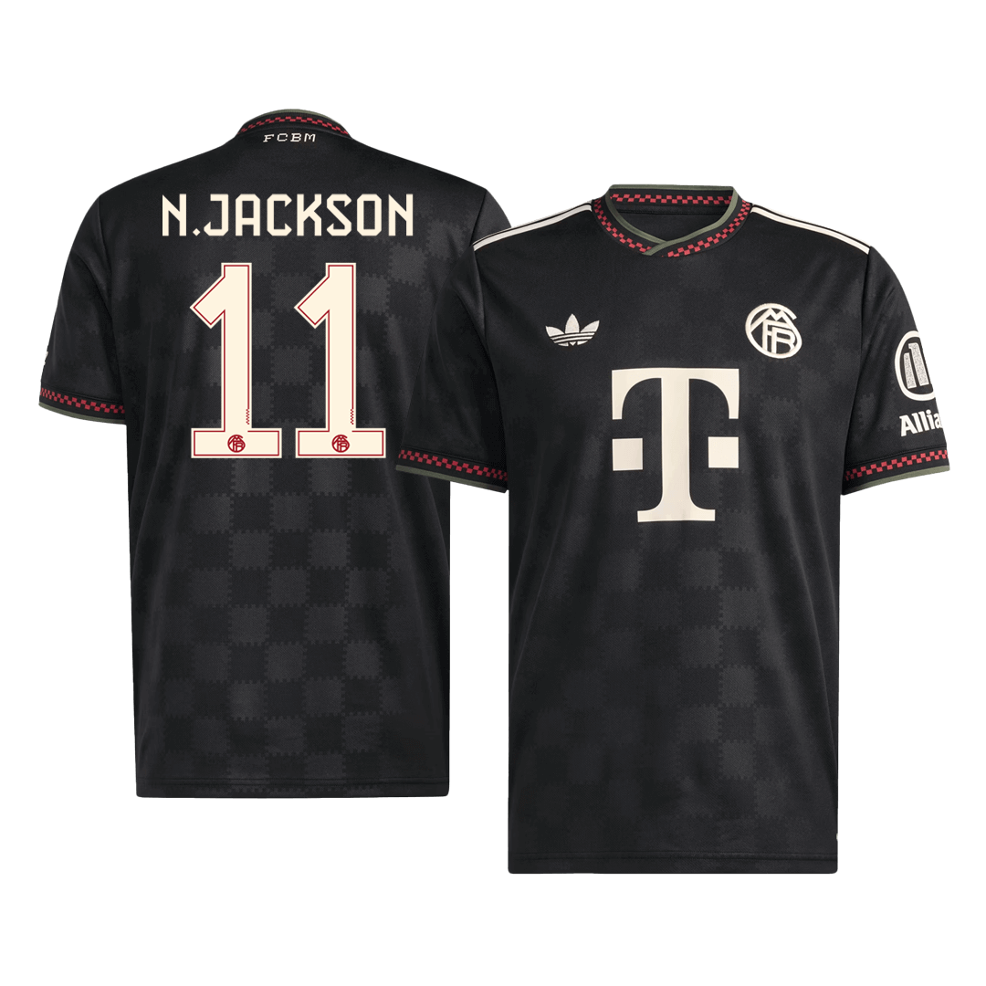 N.JACKSON #11 Bayern Munich Tredje Herrer Fan-drakt 2025/26