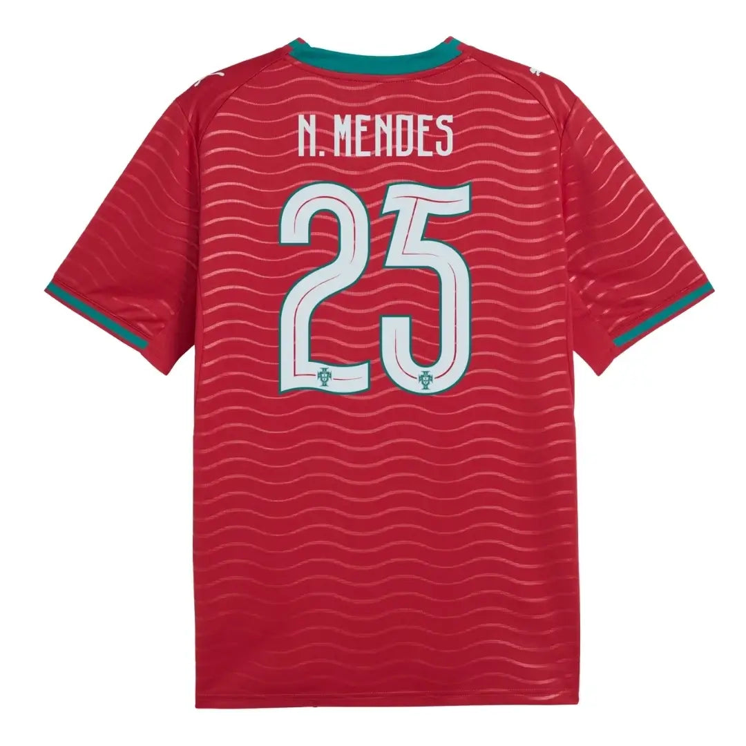 Portugal Hjemme Herrer Fan-drakt N. MENDES #25 – VM 2026