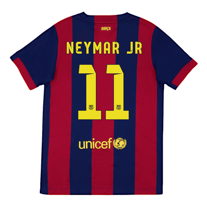 Barcelona NEYMAR JR #11 Barcelona 2014/15 Hjemme Retro drakt