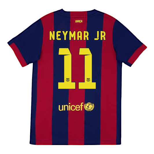 Barcelona NEYMAR JR #11 Barcelona 2014/15 Hjemme Retro drakt