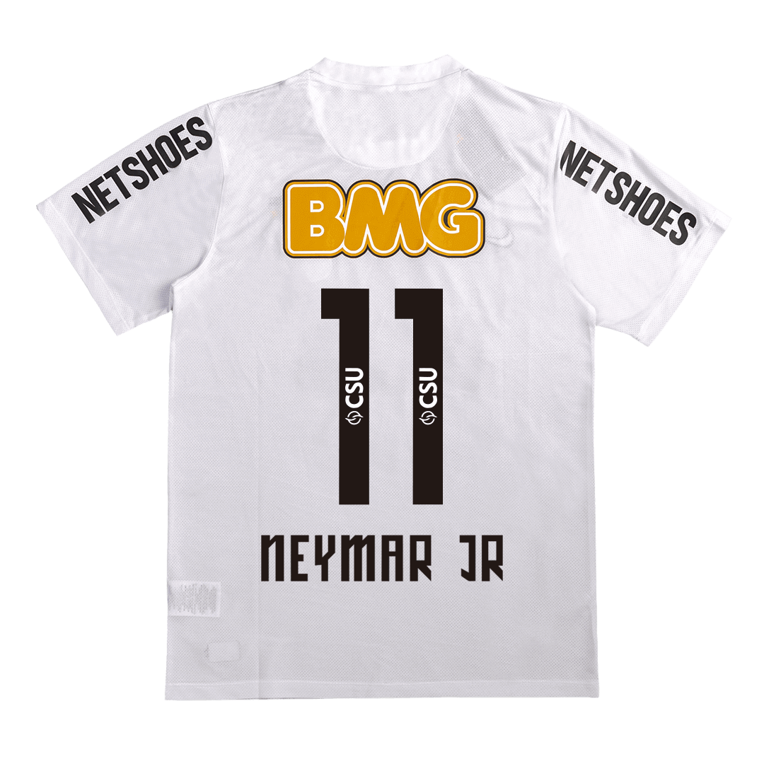 NEYMAR JR #11 Santos FC 2012 Hjemme Retro drakt