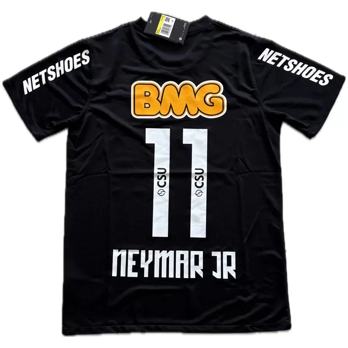 NEYMAR JR #11 Santos FC 2011/12 Borte Retro drakt