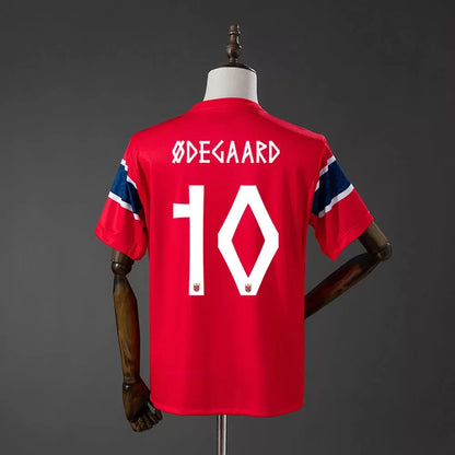 Norge Hjemme Herrer Fan-drakt Ødegaard #10 – VM 2026