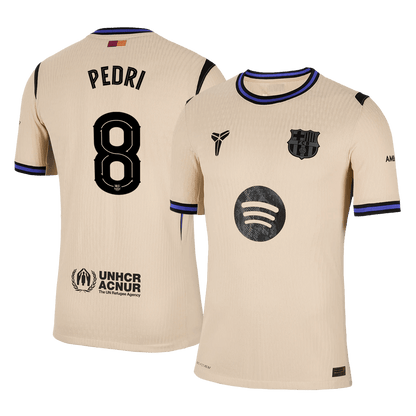 PEDRI #8 Barcelona Borte UCL Herrer Matchdrakt 2025/26