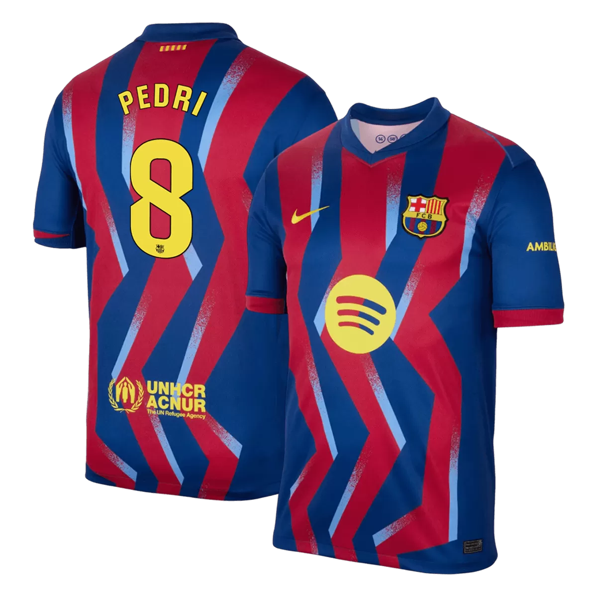 PEDRI #8 Barcelona Fjerde 'El Clásico' Herrer Fan-drakt 2025/26