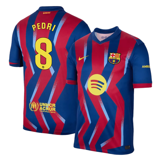 PEDRI #8 Barcelona Fjerde 'El Clásico' Herrer Fan-drakt 2025/26