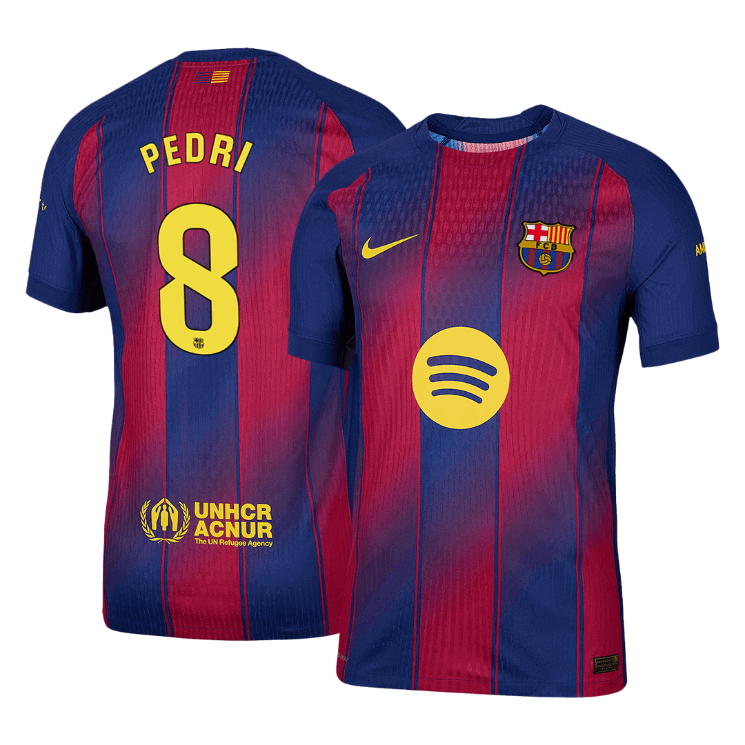 PEDRI #8 Barcelona Hjemme Herrer Matchdrakt 2025/26