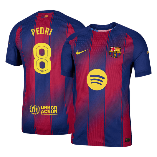 PEDRI #8 Barcelona Hjemme UCL Herrer Matchdrakt 2025/26