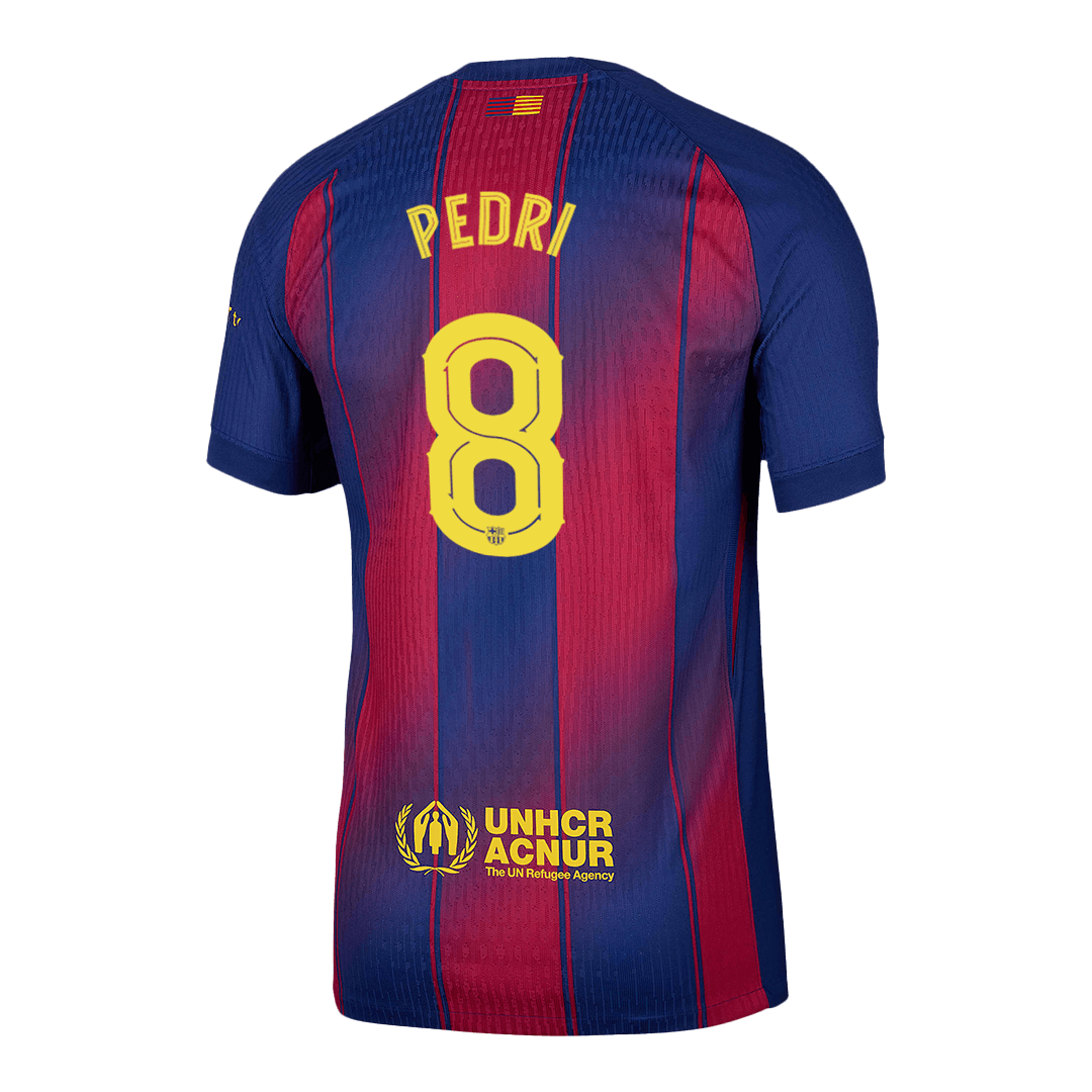PEDRI #8 Barcelona Hjemme UCL Herrer Matchdrakt 2025/26