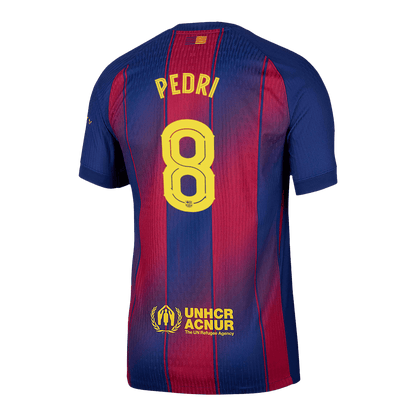 PEDRI #8 Barcelona Hjemme UCL Herrer Matchdrakt 2025/26