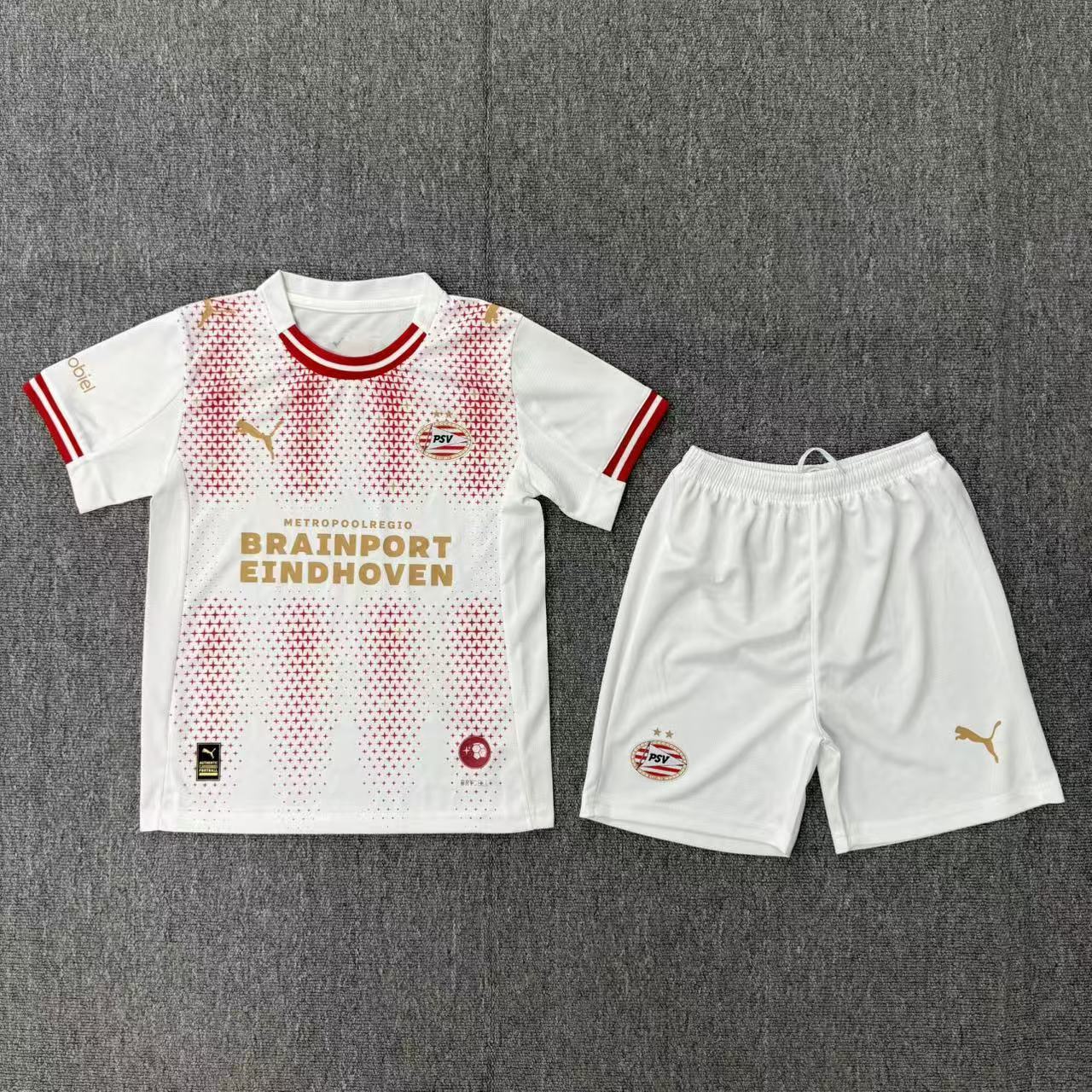 PSV Eindhoven Fjerde Barn Drakt + Shorts 2025/26