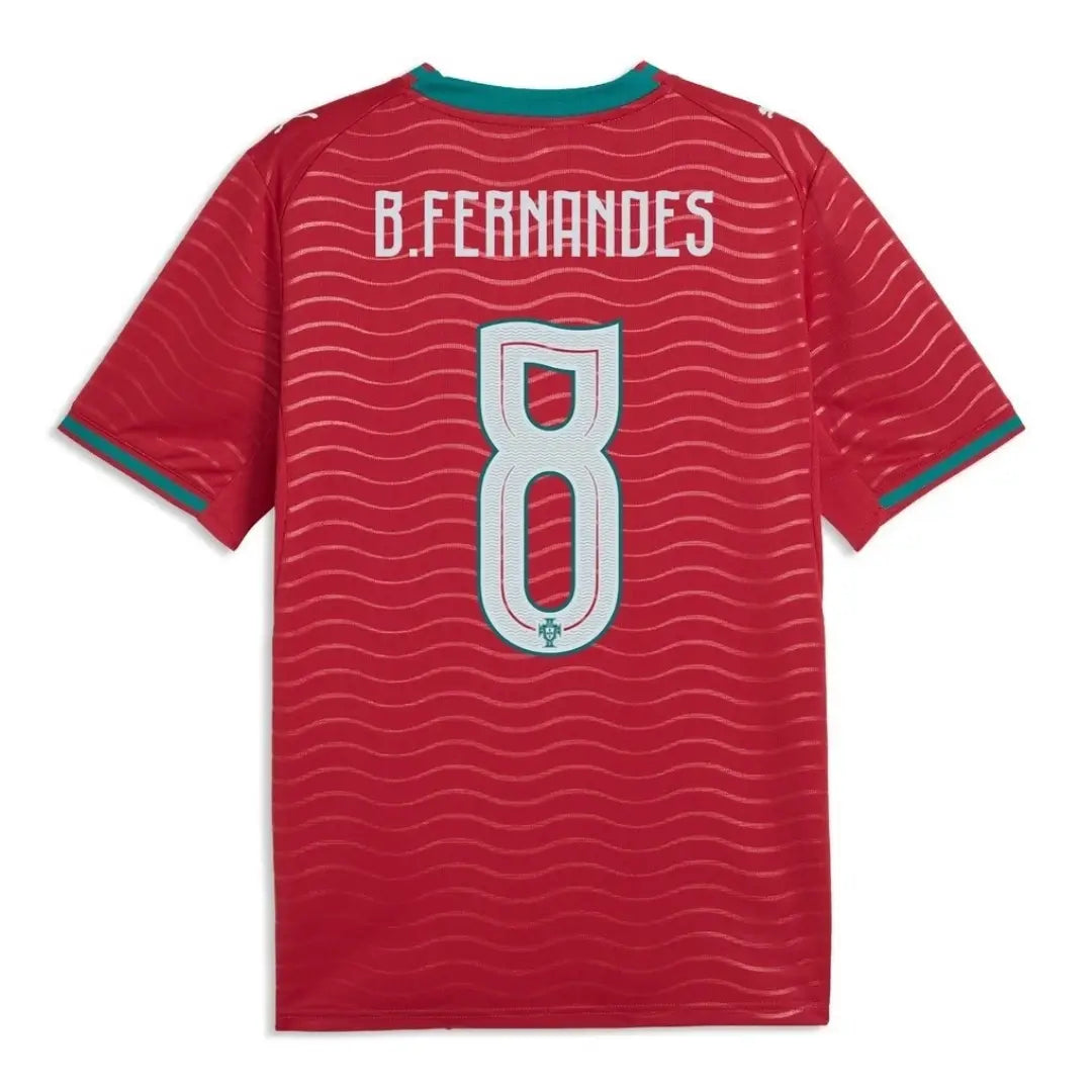 Portugal Hjemme Herrer Fan-drakt B.Fernandes #8 – VM 2026