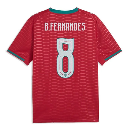 Portugal Hjemme Herrer Fan-drakt B.Fernandes #8 – VM 2026