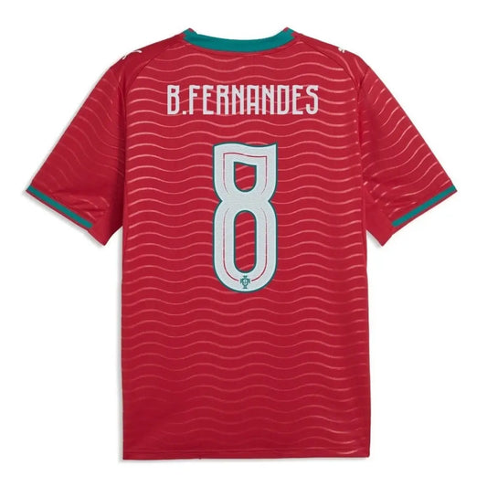 Portugal Hjemme Herrer Fan-drakt B.Fernandes #8 – VM 2026