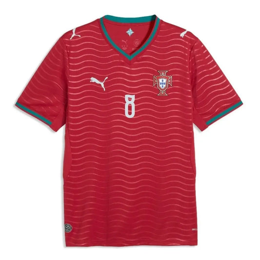 Portugal Hjemme Herrer Fan-drakt B.Fernandes #8 – VM 2026