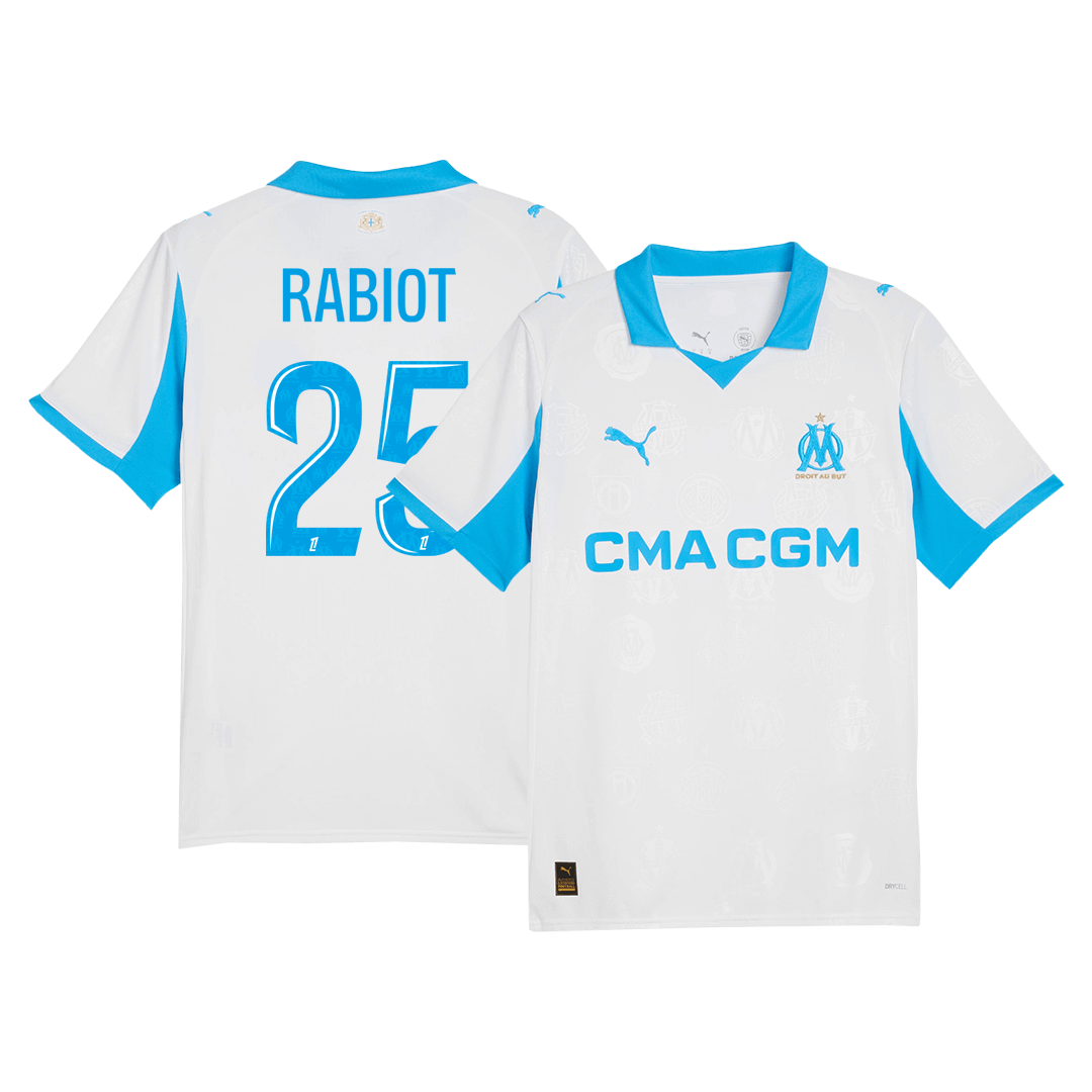 RABIOT #25 Marseille Hjemme Herrer Fan-drakt 2025/26