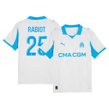 RABIOT #25 Marseille Hjemme Herrer Fan-drakt 2025/26