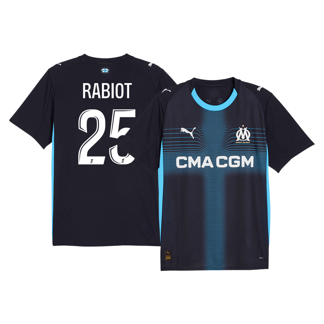 RABIOT #25 Marseille Borte Herrer Fan-drakt 2025/26
