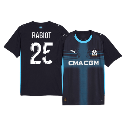 RABIOT #25 Marseille Borte Herrer Fan-drakt 2025/26