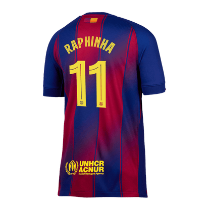 RAPHINHA #11 Barcelona Hjemme UCL Herrer Fan-drakt 2025/26
