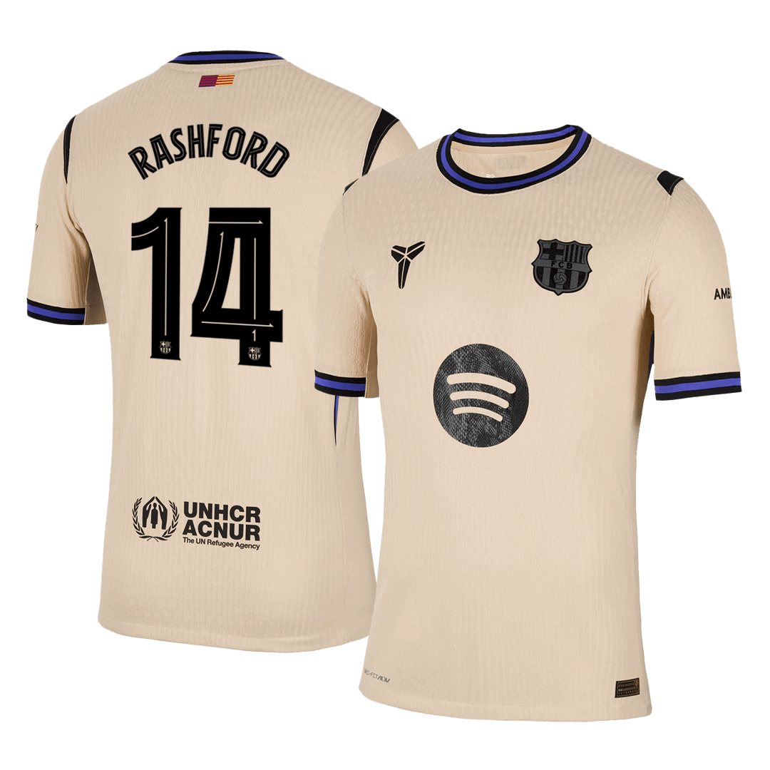 RASHFORD #14 Barcelona Borte UCL Herrer Matchdrakt 2025/26