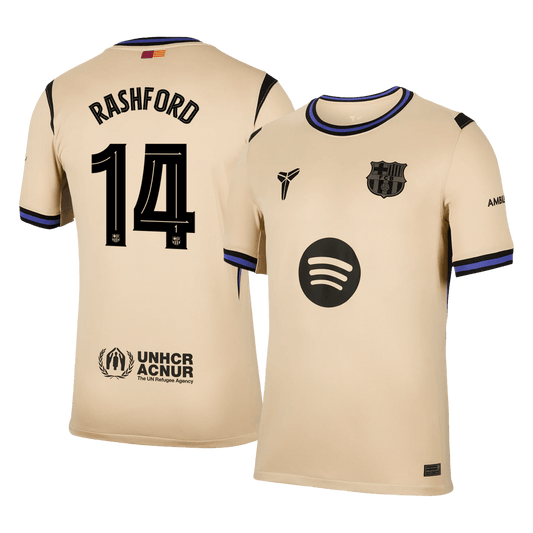 RASHFORD #14 Barcelona Borte UCL Herrer Fan-drakt 2025/26