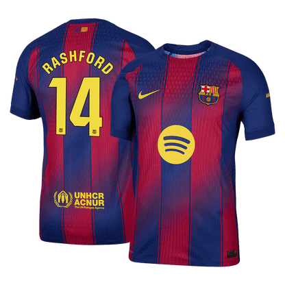 RASHFORD #14 Barcelona Hjemme Herrer Matchdrakt 2025/26