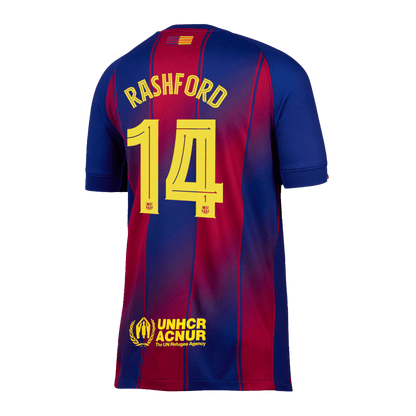 RASHFORD #14 Barcelona Hjemme UCL Herrer Fan-drakt 2025/26