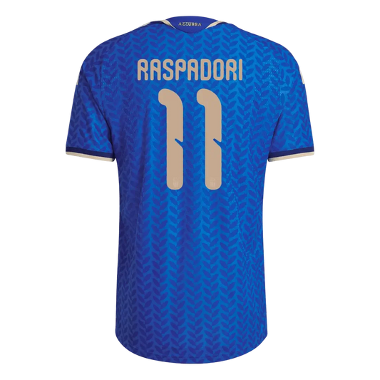 Italia Hjemme Herrer Matchdrakt RASPADORI #11 – VM 2026