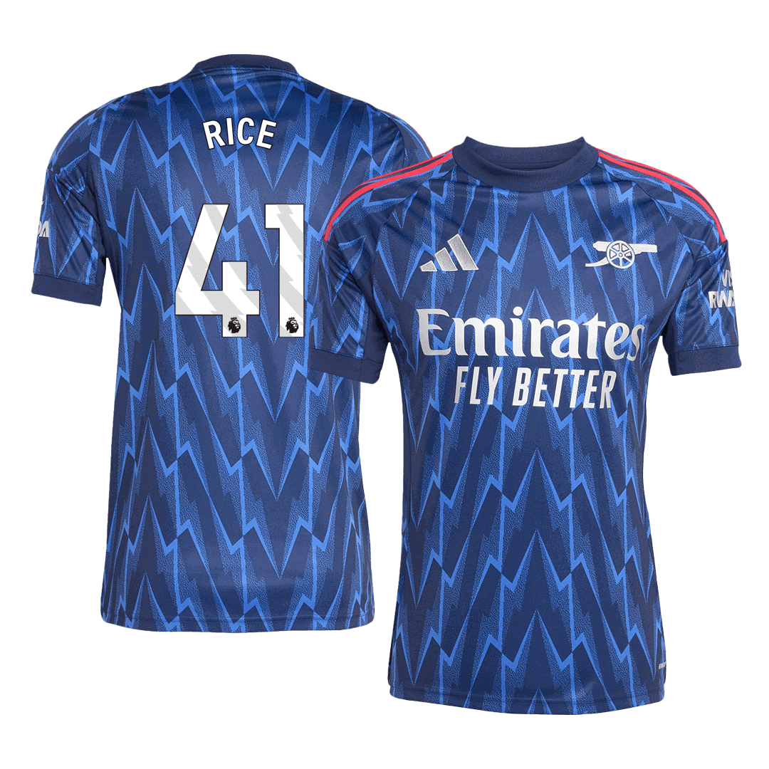 RICE #41 Arsenal Borte Herrer Fan-drakt 2025/26