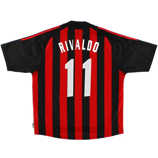 RIVALDO #10 AC Milan 2002/03 Hjemme Retro drakt