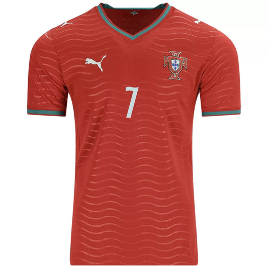 Portugal Hjemme Herrer Fan-drakt RONALDO #7 – VM 2026